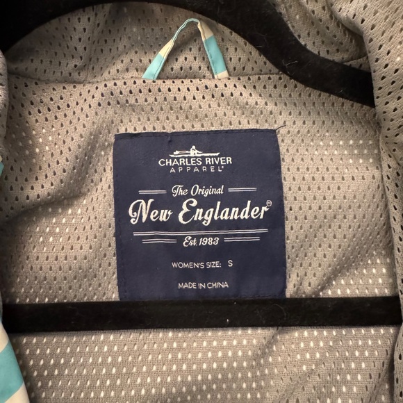 Charles River Cabana Stripe Rain Jacket – Seaside Tag (Size S) - Picture 2 of 7